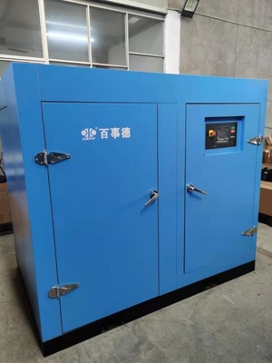 Frecuencia variable de aire del ventilador rotatorio azul del tornillo