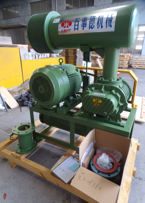 RPM1500 DN150 50Kpa Soplador de raíces de tres lóbulos para el tratamiento de aguas, tratamiento de aguas residuales, acuicultura y piscicultura