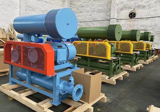 850-2000 RPM Blower de 3 lóbulos verde para el ejército para la protección del medio ambiente