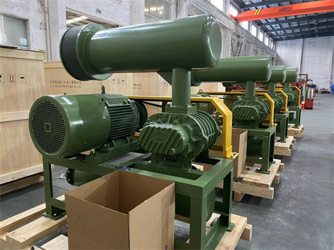 850-2000 RPM Blower de 3 lóbulos verde para el ejército para la protección del medio ambiente