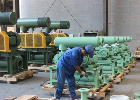 BK7011 Volumen del aire:22.10m3/min,Presión: 80Kpa,Voltaje y frecuencia: 380V&50Hz, Tres lóbulos soplador de raíces para el tratamiento de agua