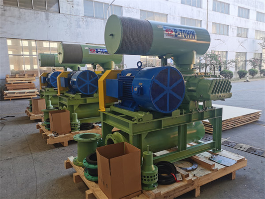 850-2000 RPM Blower de 3 lóbulos verde para el ejército para la protección del medio ambiente