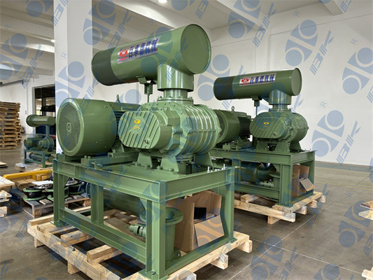 11kw 5.1m3/Min 60kpa arraiga el ventilador rotatorio 1750 RPM Dn65 3" del lóbulo de pequeña capacidad
