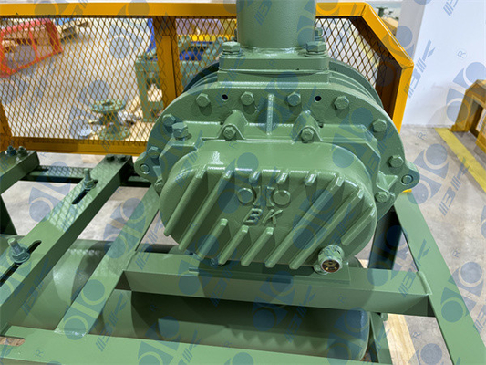 65m3/Min 0.06Mpa Soplador de tres raíces de lóbulos de hierro fundido para transporte neumático
