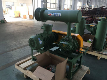 10-50 Kpa Ejército Verde BK6015 Soplador de tres lóbulos para el tratamiento de aguas residuales
