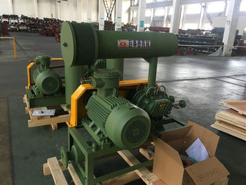 10-50 Kpa Ejército Verde BK6015 Soplador de tres lóbulos para el tratamiento de aguas residuales
