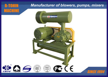 4.89-17.86m3/Min 100mm Diámetro del puerto 10KPA rotativo - 50 KPA Tri Lobe Roots Blower Aerador confiable