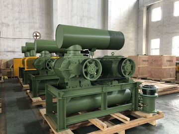 DN200 Soplador de raíces de tres lóbulos 30-132KW 80KPA Soplador rotativo de enfriamiento por aire