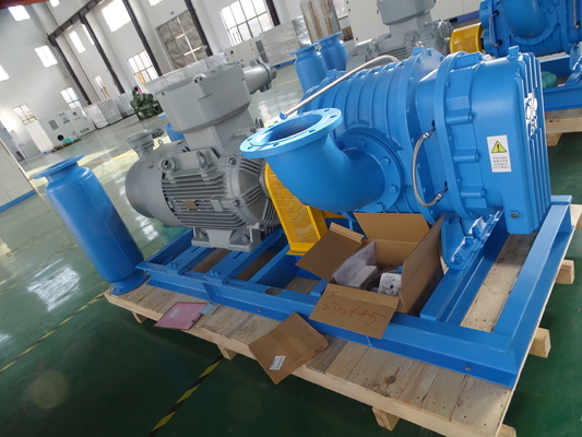 DN40 0,42-1,42 M3/min Soplador de raíces de acero inoxidable para gas especial