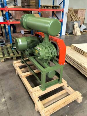 DN100(4"), Presión negativa Raíces Soplador Velocidad de 700 a 1500 rpm para el tratamiento del agua