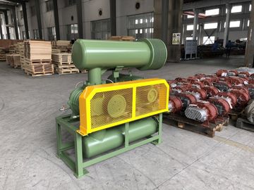 El soplador de raíces de 3 lóbulos de hierro fundido con color verde militar, larga vida.
