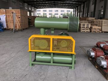 El soplador de raíces de 3 lóbulos de hierro fundido con color verde militar, larga vida.