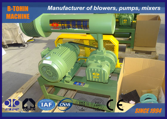 7,38 ventilador de las raíces del lóbulo del M3/Min Positive Displacement Cast Iron tres