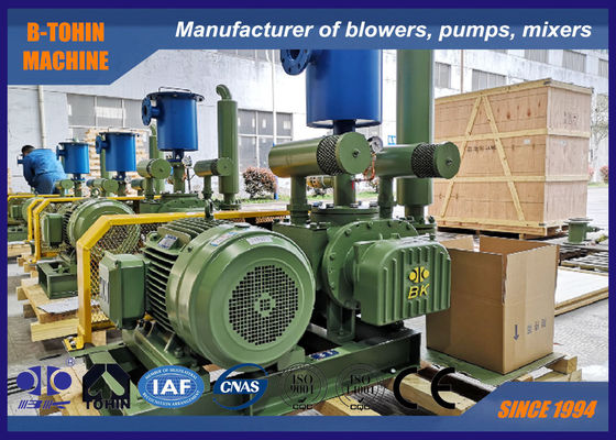 DN125 5" bomba de vacío de raíces de 12.37m3/min 22KW -65KPA