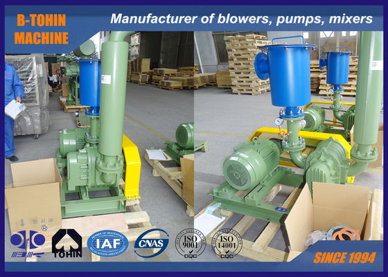 DN150 (6") bomba de vacío del ventilador de las raíces de 27.19m3/min 45kw -70KPA