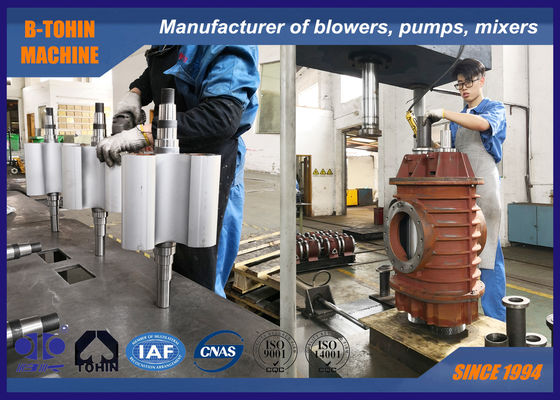 El arrabio arraiga la bomba de vacío del ventilador, ventilador de las raíces del vacío para la industria química