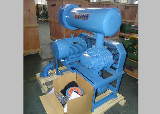 Soplador de raíces pequeño de 5.5-22kw, tri-lóbulo, de hierro fundido para prensas