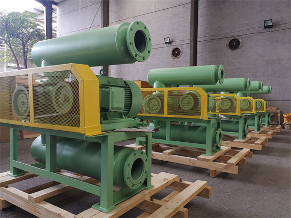 BK7011 Volumen del aire:22.10m3/min,Presión: 80Kpa,Voltaje y frecuencia: 380V&50Hz, Tres lóbulos soplador de raíces para el tratamiento de agua