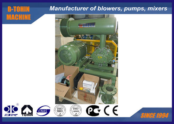 DN100 arraiga el ventilador rotatorio de la aireación del lóbulo con la presión 100KPA del maxiumum
