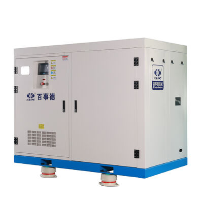 Soplador de tornillo industrial 4-7,5 kW Compresor de aire libre de aceite para el tratamiento de aguas residuales