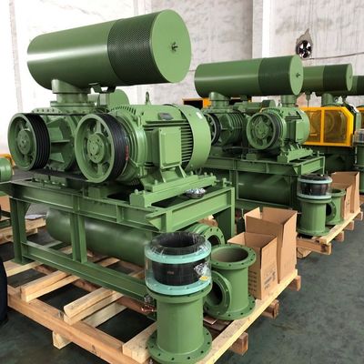 Descargue las raíces de Kpa de la presión 80 que el ventilador el lóbulo 40m3/Min rotatorio del arrabio 3