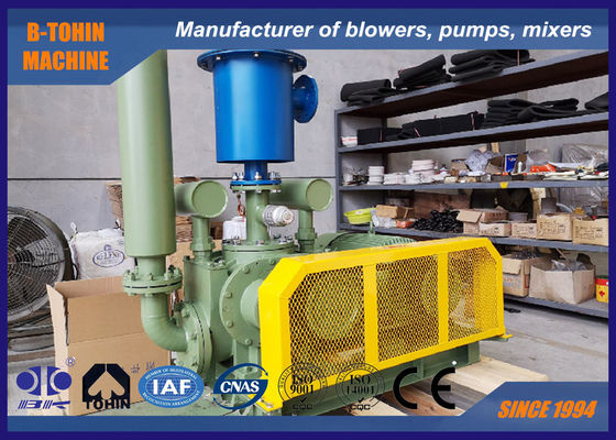 DN100 4 ∙ 8.7 m3/min -60KPA 18.5KW Presión negativa de aire de refrigeración de las raíces bomba de soplado
